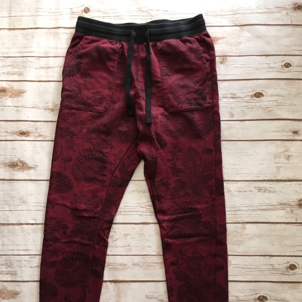 Walker Refinery burgundy joggers